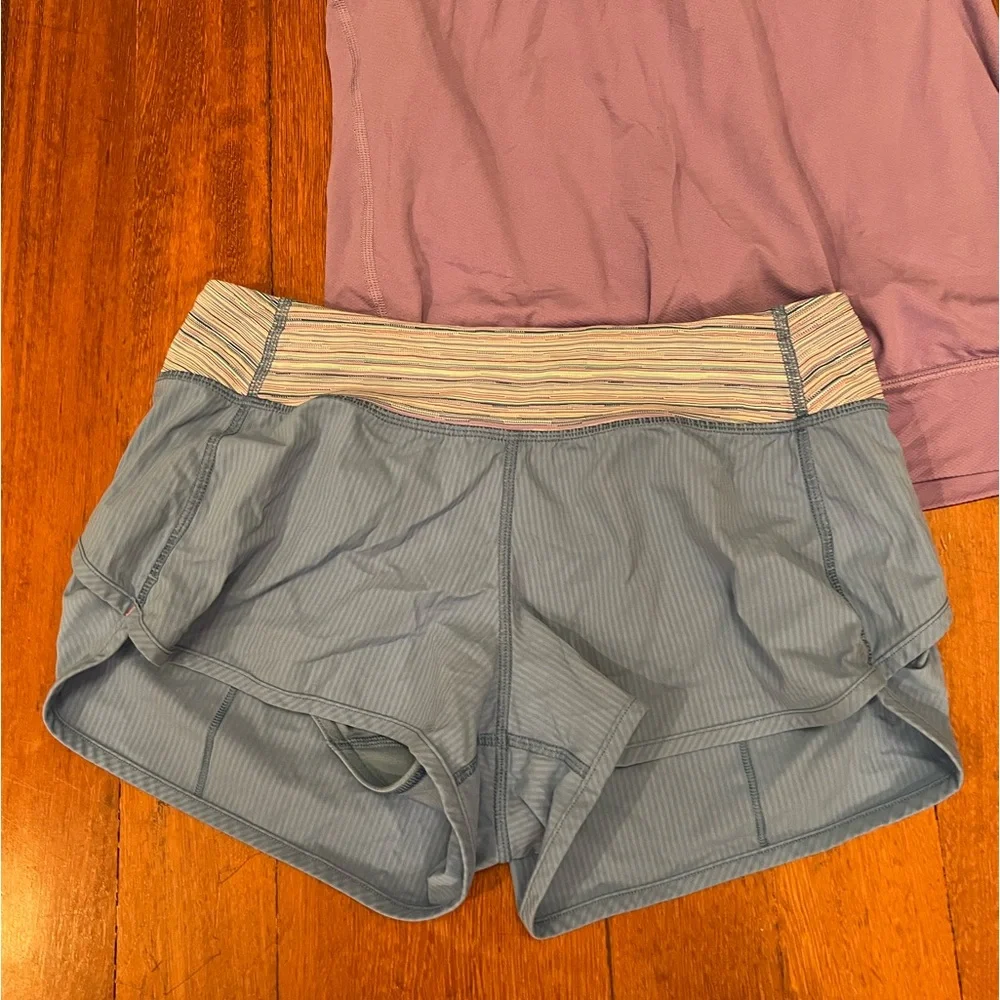 Ivivva Girls tank top and running shorts set